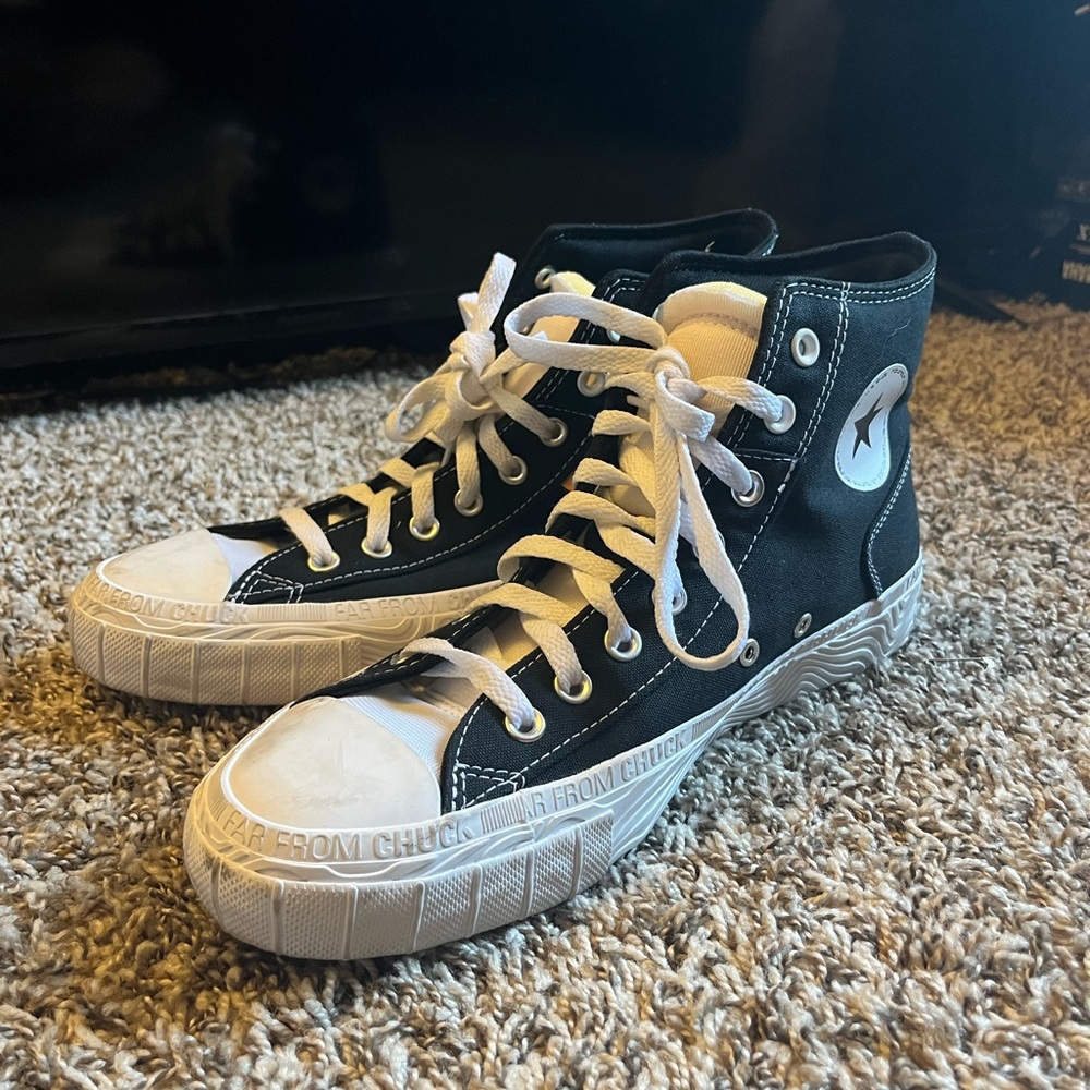 Converse Black and White High-Tops